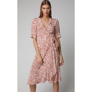 Ganni floral wrap dress - excellent condition